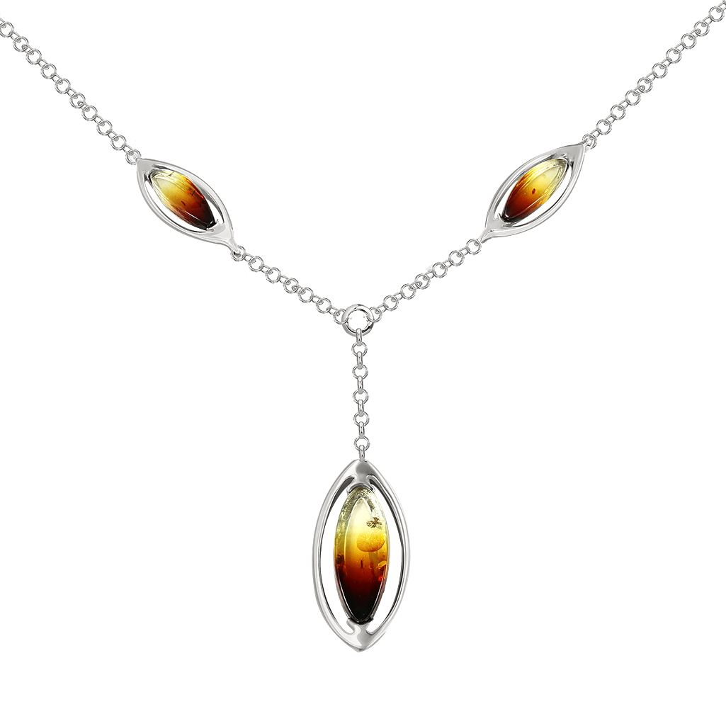 Collier mit Bernstein