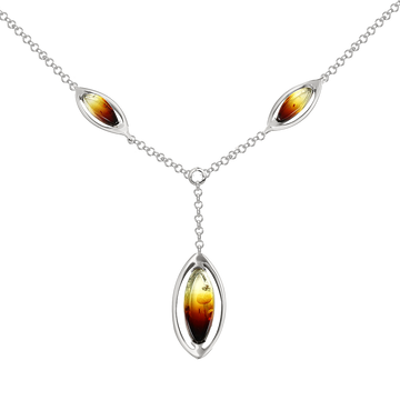 Collier mit Bernstein
