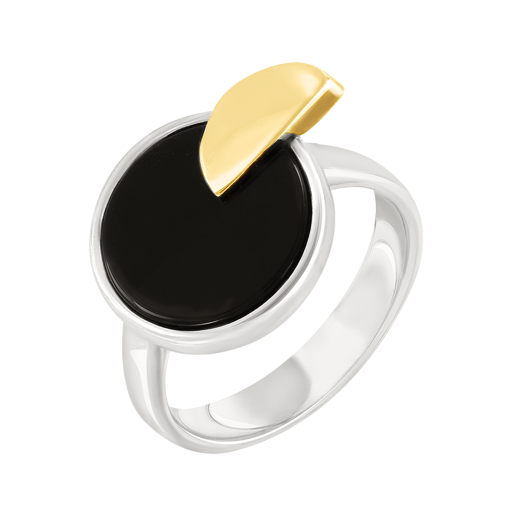 Damenring mit Onyx