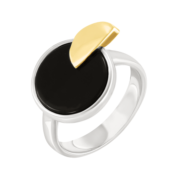 Damenring mit Onyx