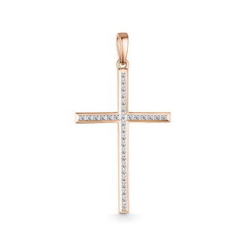 Anhänger – Kreuz mit Brillanten