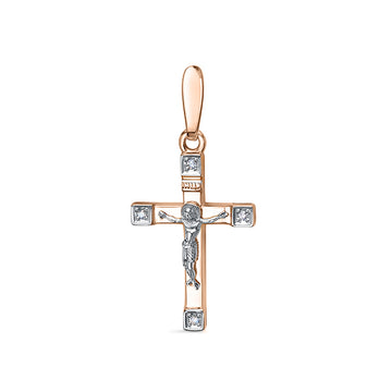 Anhänger–Kreuz mit Brillanten