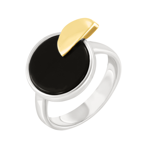 Damenring mit Onyx