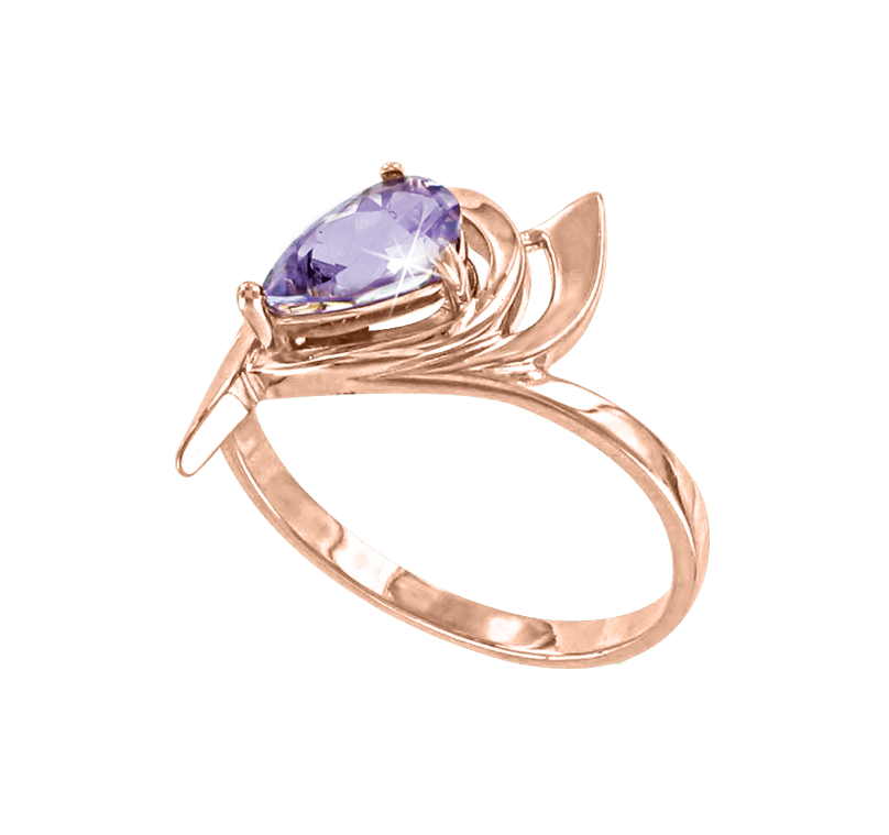 Damenring mit Amethyst