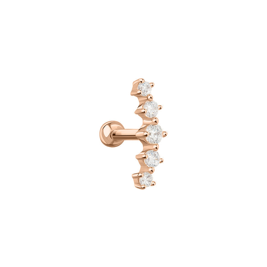 Piercing mit Zirkonia