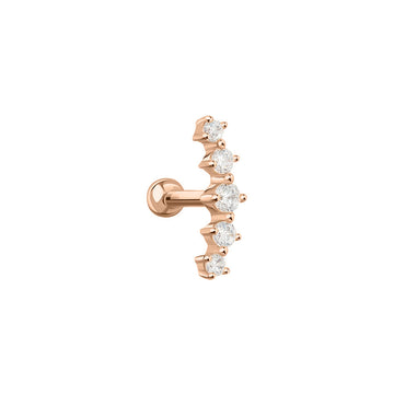 Piercing mit Zirkonia