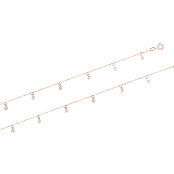 Fußkette mit Zirkonia
