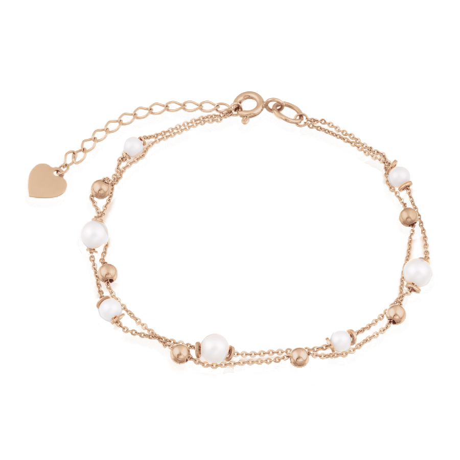 Armband mit Perlen