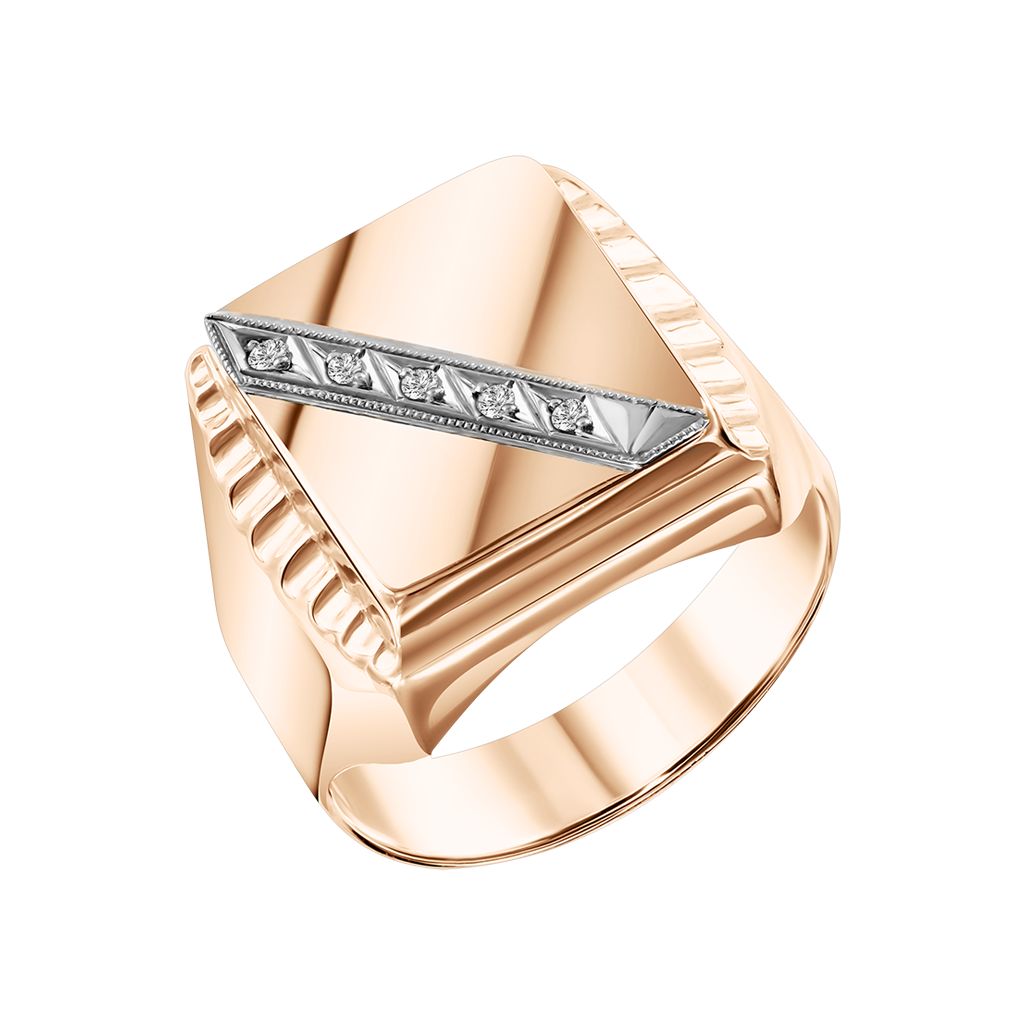 Herrenring mit Zirkonia