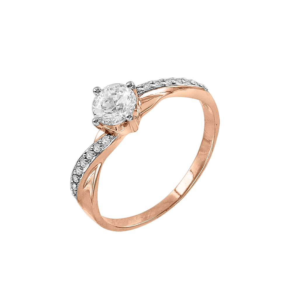 Damenring mit Swarovski Zirkonia