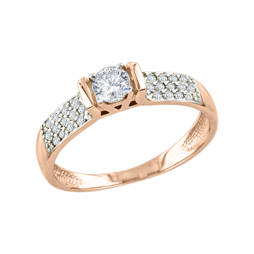 Damenring mit Swarovski Zirkonia
