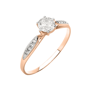 Damenring mit Zirkonia Swarovski