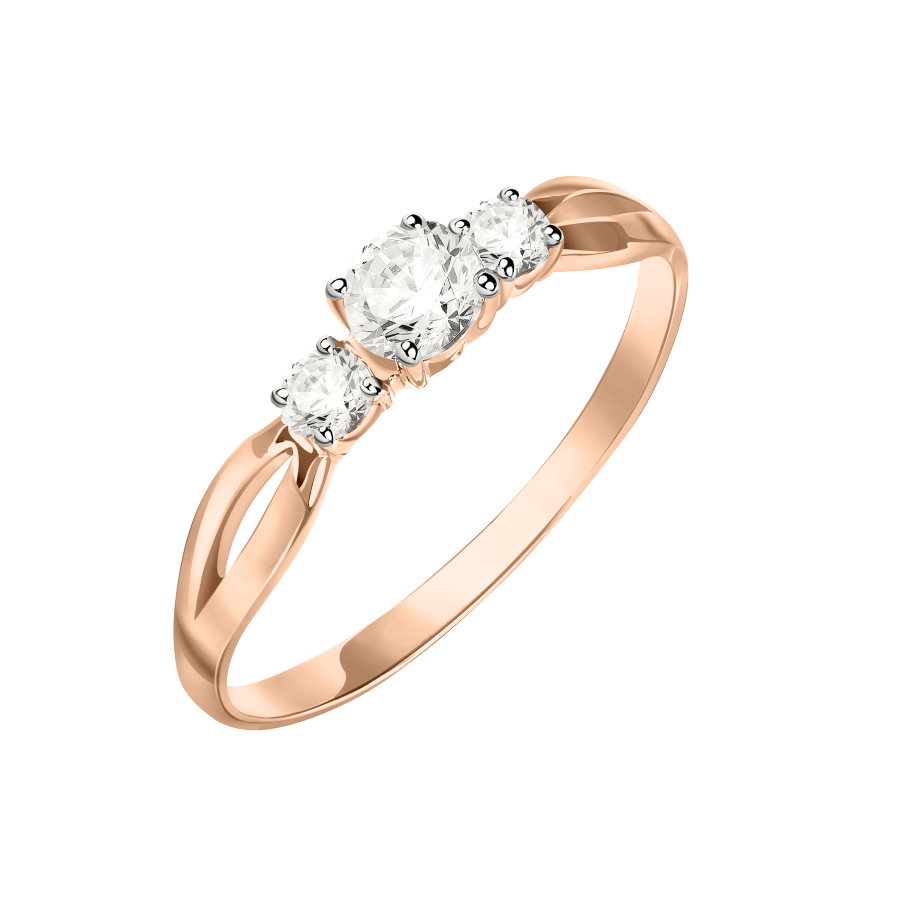 Damenring mit Zirkonia Swarovski