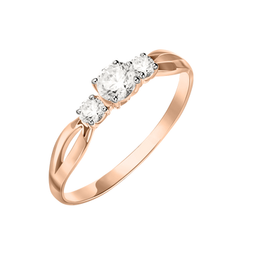 Damenring mit Zirkonia Swarovski