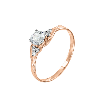 Damenring mit Swarovski Zirkonia