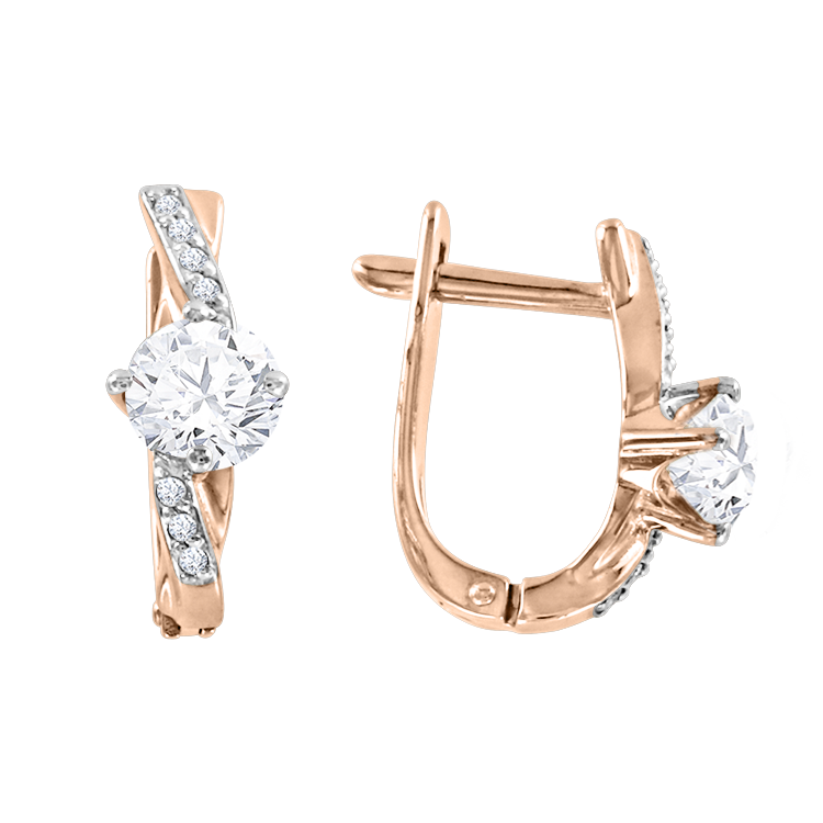 Ohrhänger mit Zirkonia Swarovski