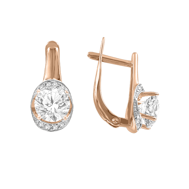 Ohrhänger mit Zirkonia Swarovski