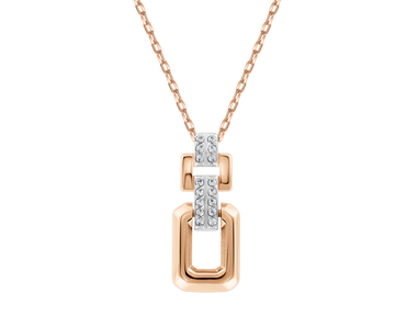Collier mit Anhänger und Zirkonia
