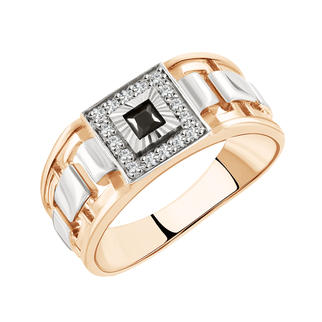Herrenring mit Zirkonia