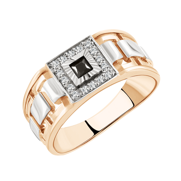 Herrenring mit Zirkonia