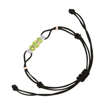 Armband mit Zirkonia und Chrysolith