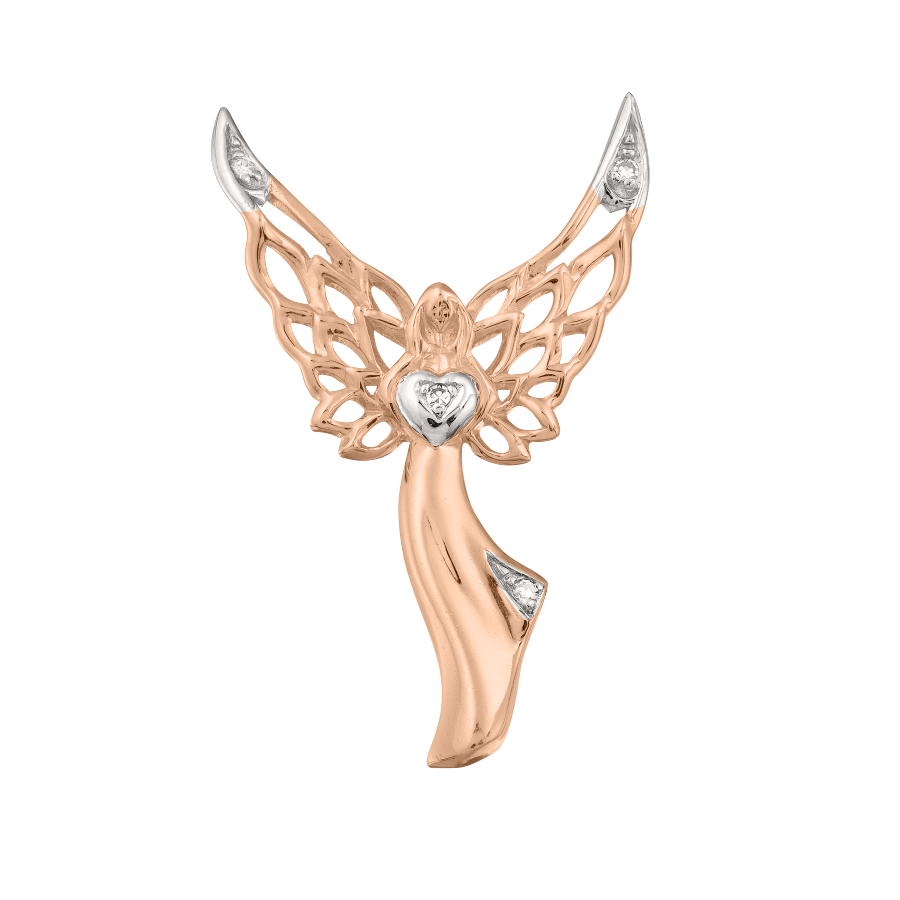 Anhänger "Engel" mit Brillanten