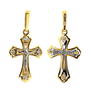 Anhänger – Kreuz mit Zirkonia