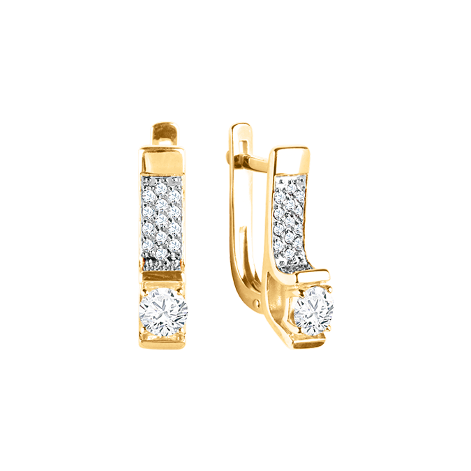 Ohrhänger mit  Swarovski Zirkonia