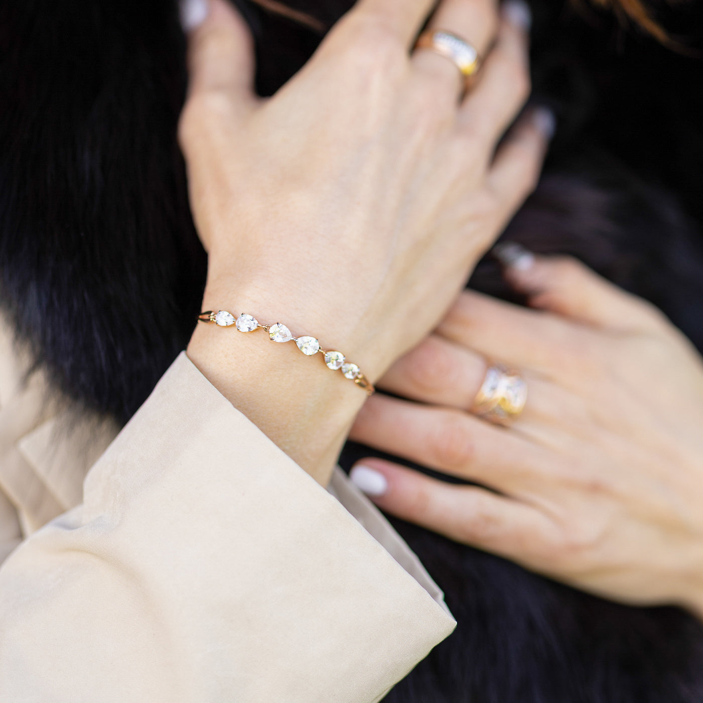 Armband mit Zirkonia Swarovski 3