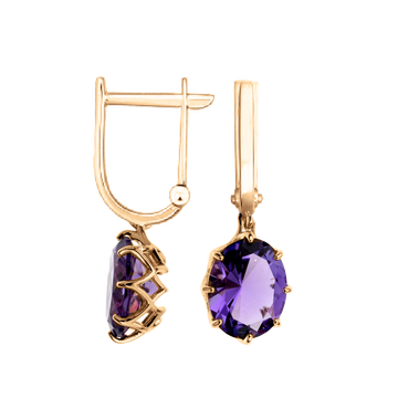 Ohrhänger mit Amethyst