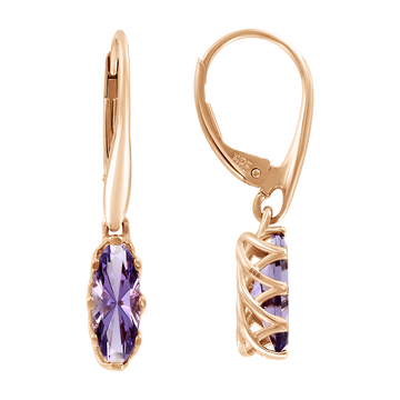 Ohrhänger mit Amethyst