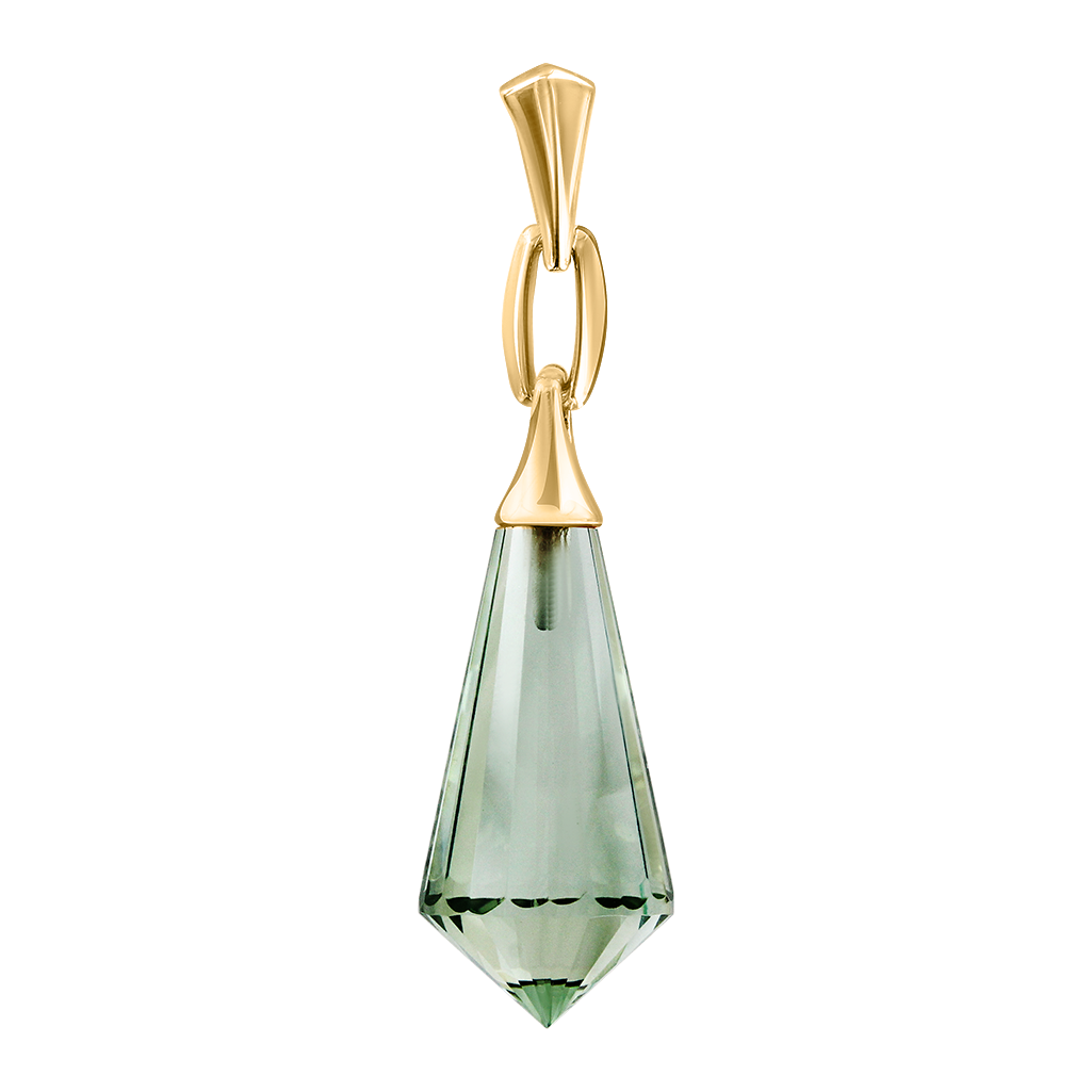 Anhänger mit grünem Amethyst
