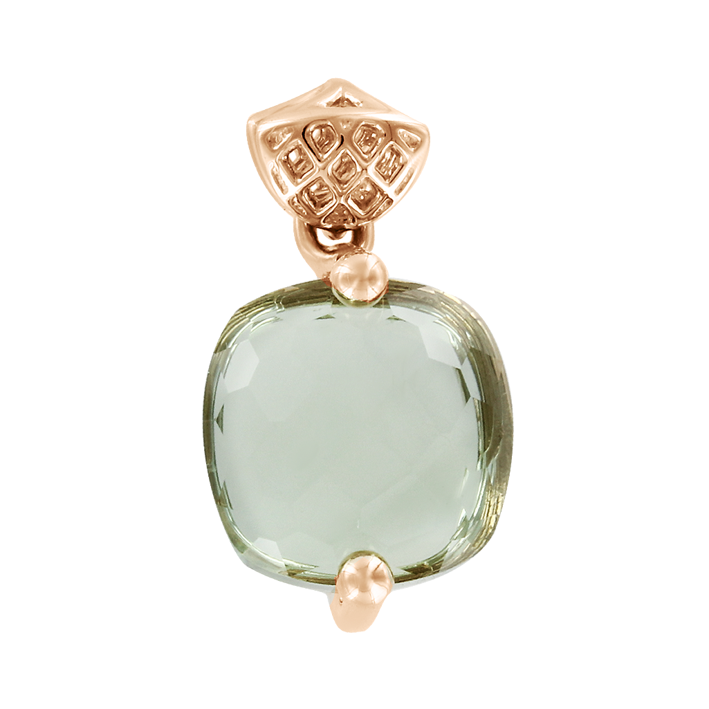 Anhänger mit grünem Amethyst
