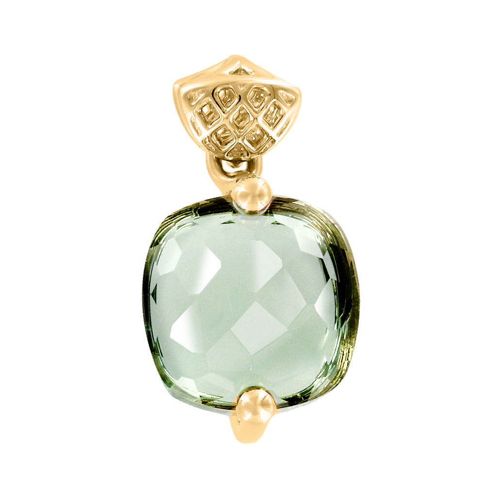 Anhänger mit grünem Amethyst