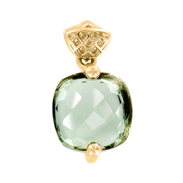 Anhänger mit grünem Amethyst