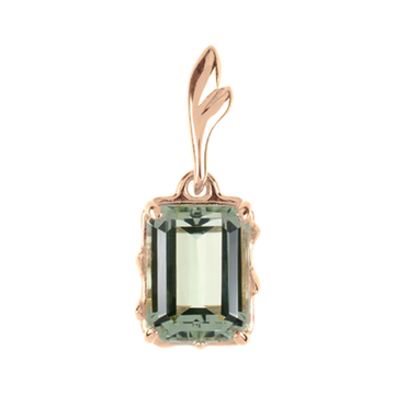 Anhänger mit grünem Amethyst