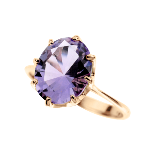 Damenring mit Amethyst