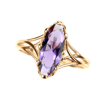 Damenring mit Amethyst