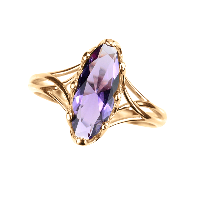 Damenring mit Amethyst