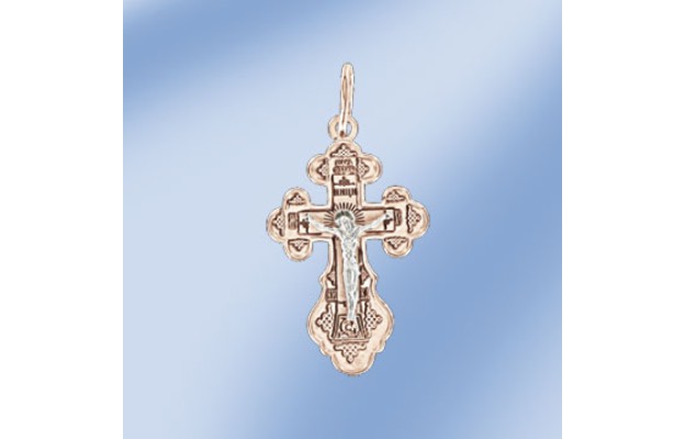 Anhänger, Rot-/Weißgold, 585°