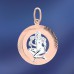 Anhänger, Jungfrau, Rot-/Weißgold