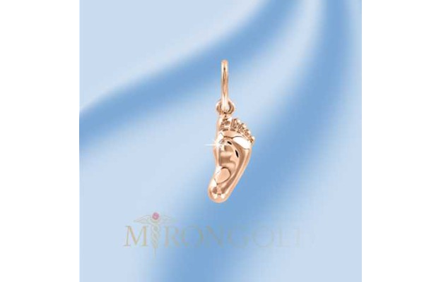 Anhänger, Rotgold, 585°, Ferse Baby