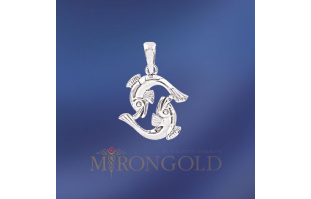 Anhänger, Silber, Fische Anhänger, Silber, Fische