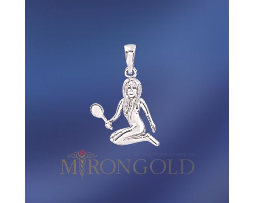 Anhänger, Silber, 925°, Jungfrau 24.08 - 23.09; Höhe ca. 25 mm