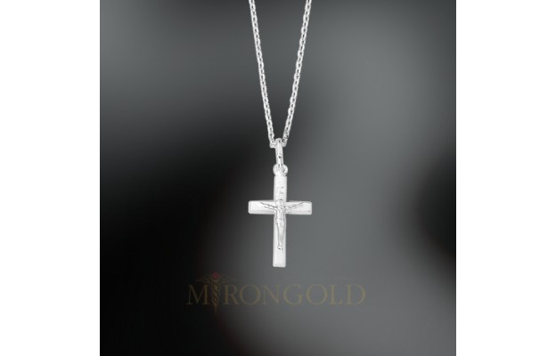 Kette, Silber, 925°; Breite ca. 1,5 mm; ohne Kreuz