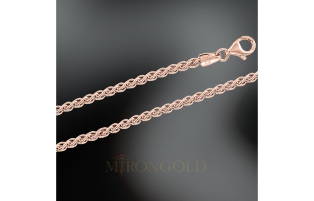 Kette Silber 925°, vergoldet.