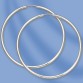 Ohrringe, Silber, 925°; Durchmesser ca. 60 mm