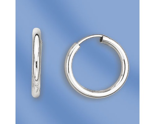 Ohrringe, Silber, 925°; Durchmesser ca. 21 mm