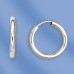 Ohrringe, Silber, 925°; Durchmesser ca. 21 mm