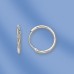 Ohrringe, Silber, 925°; Durchmesser ca. 14 mm